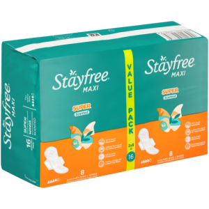 STAYFREE M/T SUP SCENTED