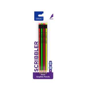 MARLIN SCRIBBLERS HB R/TIPPED PENCILS