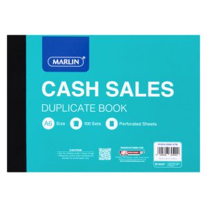 MARLIN DUPL A6 CASH SALES BOOK