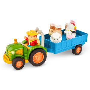 TOY TRACTOR + ANIMALS