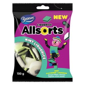 BEACON ALLSORTS LIQUORICE MINT