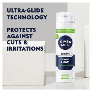 NIVEA SHAVING GEL FOAM SENSITIVE