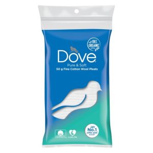 DOVE COTTON PLEATED