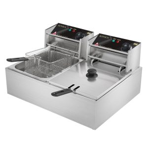 ELEC T/HOME DEEP FRYER DBL