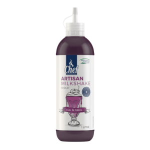 CHEF MILKSHAKE SYRUP RUM & RAISIN