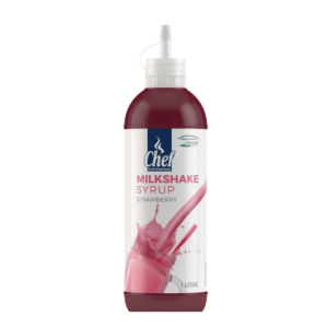 CHEF MILKSHAKE SYRUP S/BERRY