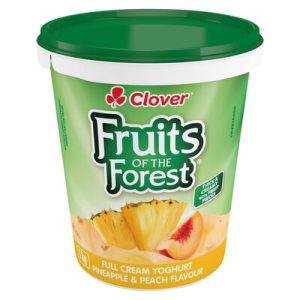 CLOVER FOF YOG PINEAPPLE & PEACH