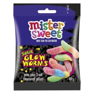 MISTER SWEET MINI SOUR GLOW WORMS