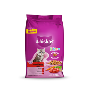 WHISKAS KITTEN BEEF & MILK