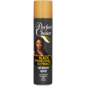 P/CHOICE BLK CHARCOAL OIL SHEEN SPRAY