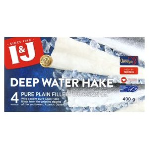 I&J HAKE FILLETS DEEP WATER 4`S