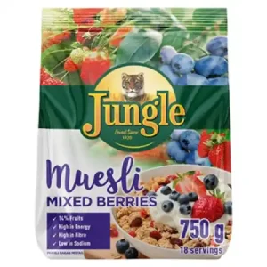JUNGLE OATS MUESLI M/BERRIES