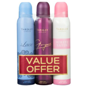 SPRAY YARDLEY GORGEOUS LACE SATIN