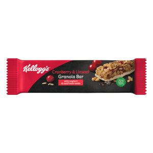 KELLOGGS BAR CRANBERRY LINSEED