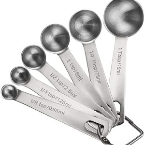 STEEL TABLE SPOON 6`S