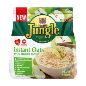 JUNGLE OATS INSTANT APPLE & CINNAMON