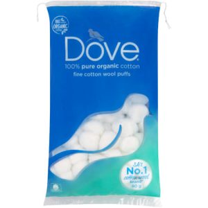 DOVE COTTON WOOL PUFFS