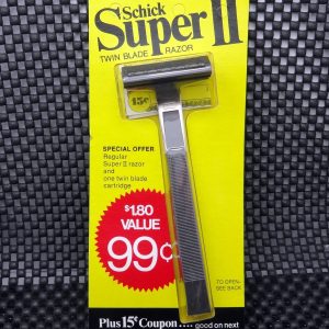 SCHICK GREEN TWIN BLADE