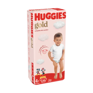 HUGGIES GOLD JUMBO #4+ 62S