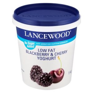 L/WOOD YOG L/FAT BB&CHRY UNSWTNED