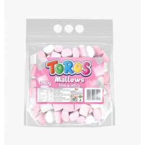 TOROS MALLOWS CLASIC PINK&WHITE