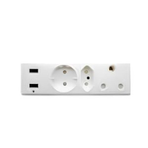 ELEC ADAPTOR 3WAY USB M/PLUG