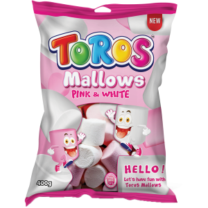 TOROS MALLOWS MINI PINK & WHITE
