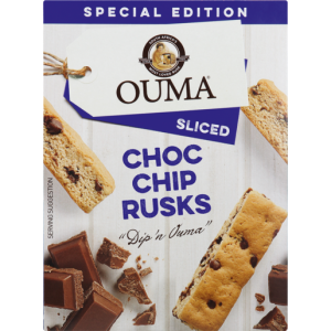 OUMA RUSK CHOC CHIP SLICED