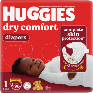 HUGGIES D/COMF J/P #1 96S
