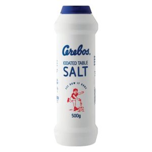 SALT CEREBOS TABLE FLASK