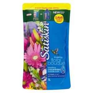 SATISKIN DOY F/BATH FLORAL
