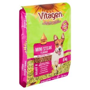 DOG FOOD VITAGEN MINI STEAK