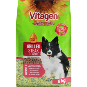 DOG FOOD VITAGEN ADULT STEAK