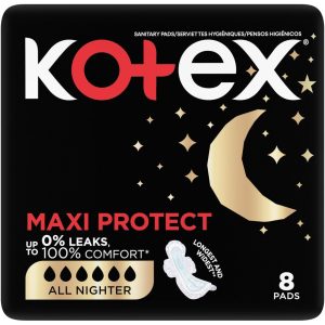 KOTEX ALL NIGHTER MAXI 8`S