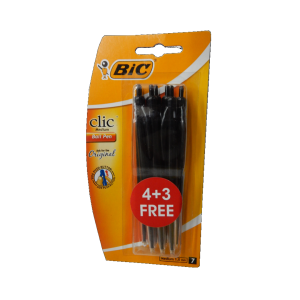PEN BIC GRIP BLISTER BLACK