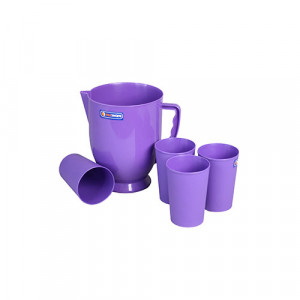 JUG 1.5LT + 4 FROSTED TUMBLERS