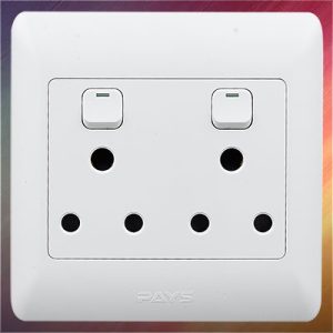 ELEC P/WALLS W/SWITCH DOUBLE 4X4