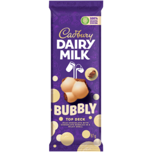 CADBURY D/MILK BUBBLY TOP DECK