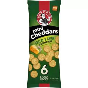 BAKERS MINI CHEDDARS C/ONION