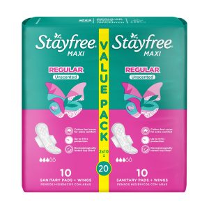 STAYFREE MAXI REG UNSCENTED