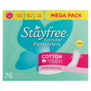 STAYFREE P/LINERS UNSCENTED