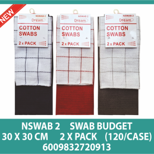 CLOTH N DREAM H/COMB SWAB 30X30CM