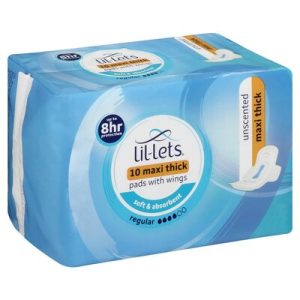 LIL-LETS PAD MAXI UNSCENT REG