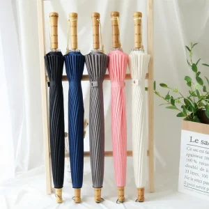 UMBRELLA WOODEN HANDLE BIG