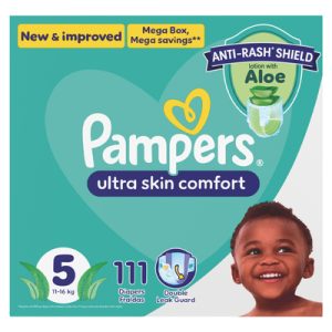 PAMPERS ACTIVE #5 MEGA BOX