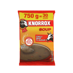 KNORROX SOUP BAG CHILLI BEEF