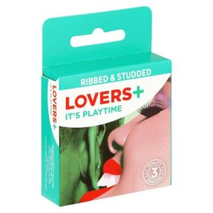 LOVERS PLUS RIBBED & STUDDED