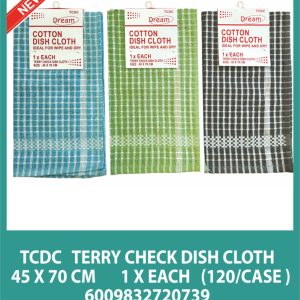 CLOTH N DISH T/CHECK 45X70