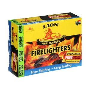 LION FIRELIGHTERS DOUBLE VALUE