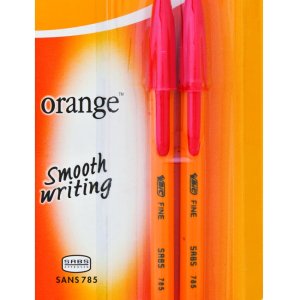 PEN BIC FINE RED 2S